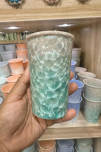 Frost Bloom Pastel Gradient Ceramic Tumbler