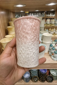 Frost Bloom Pastel Gradient Ceramic Tumbler