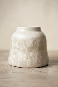 Frost Bloom Light Blue Ceramic Tea Cup