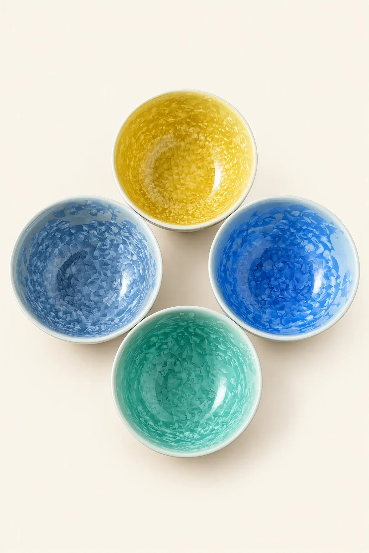 Frost Bloom Multicolor Ceramic Tea Cup