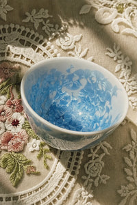 Frost Bloom Multicolor Ceramic Tea Cup