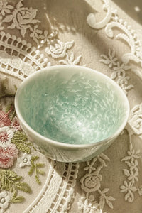 Frost Bloom Multicolor Ceramic Tea Cup