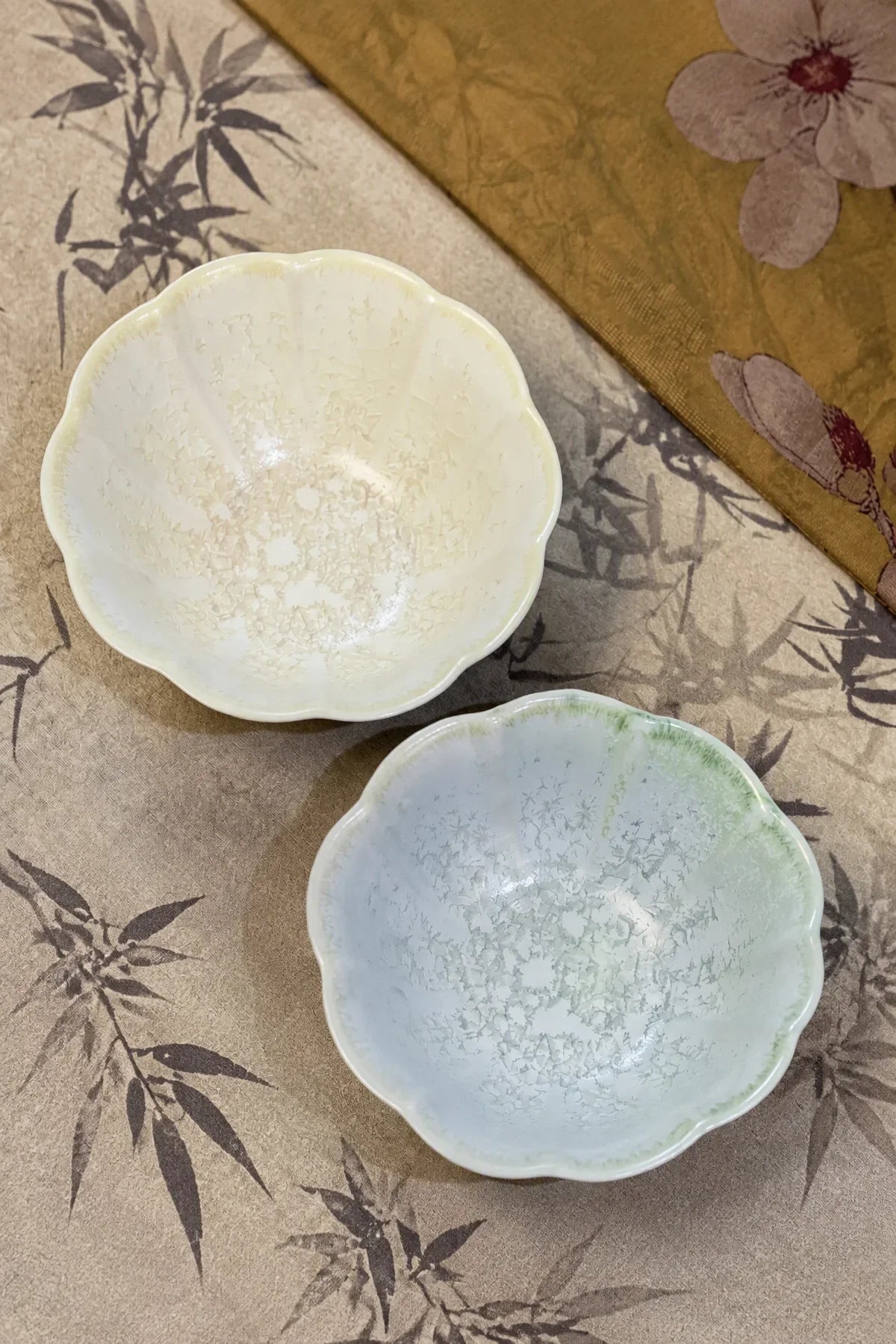Frost Bloom Pastel Ceramic Tea Cup