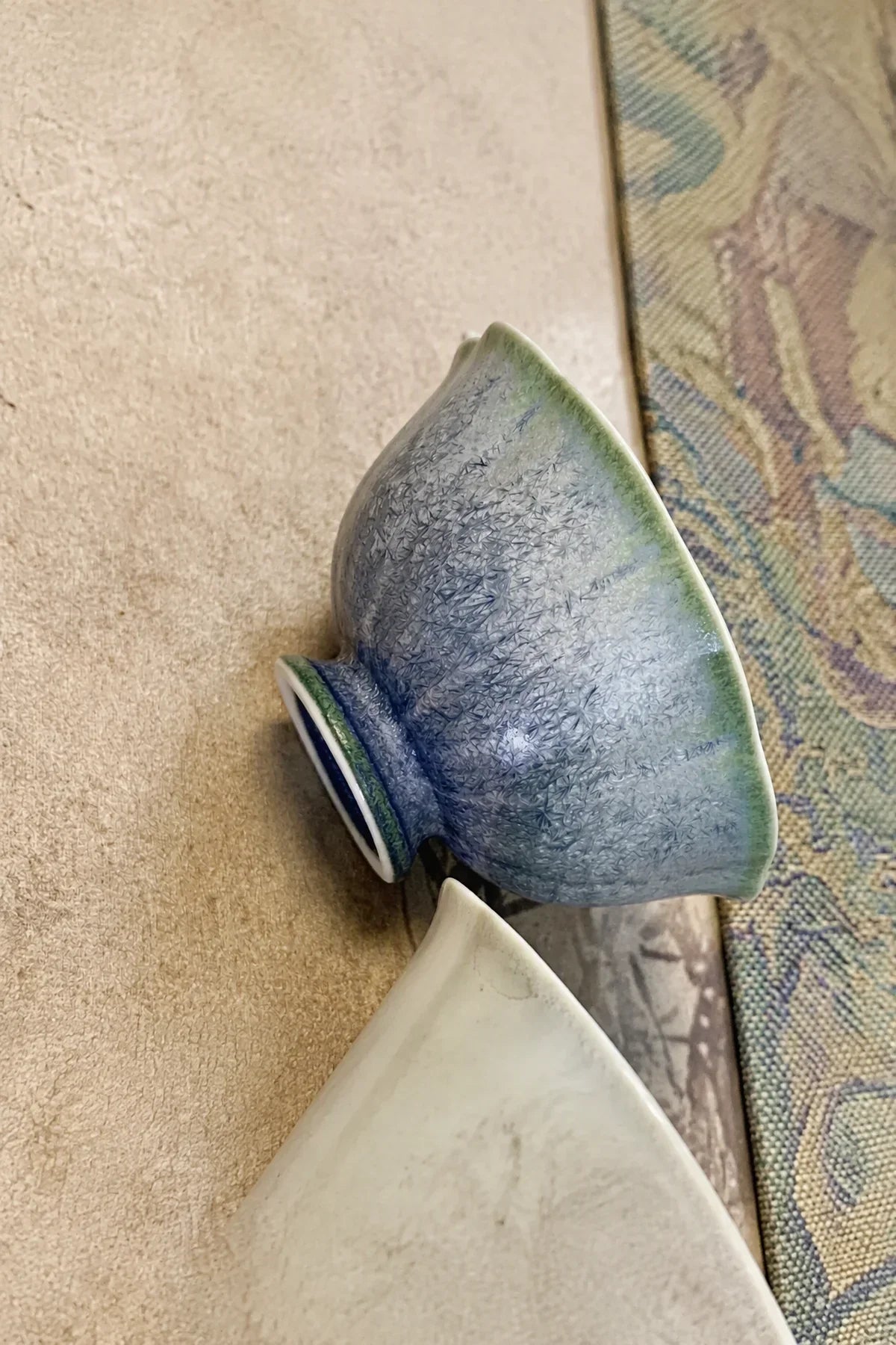 Frost Bloom Pastel Ceramic Tea Cup