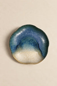 Khingan Night Blue-Green Ceramic Serving Plate