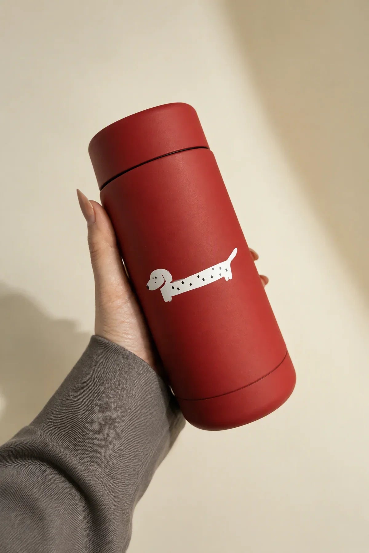 Long Walk Red Stainless Steel Water Bottle