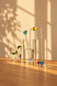 Storybook Garden Multicolor Borosilicate Glass Stirring Spoon
