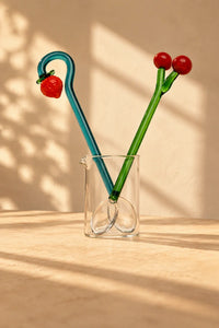 Storybook Garden Multicolor Borosilicate Glass Stirring Spoon