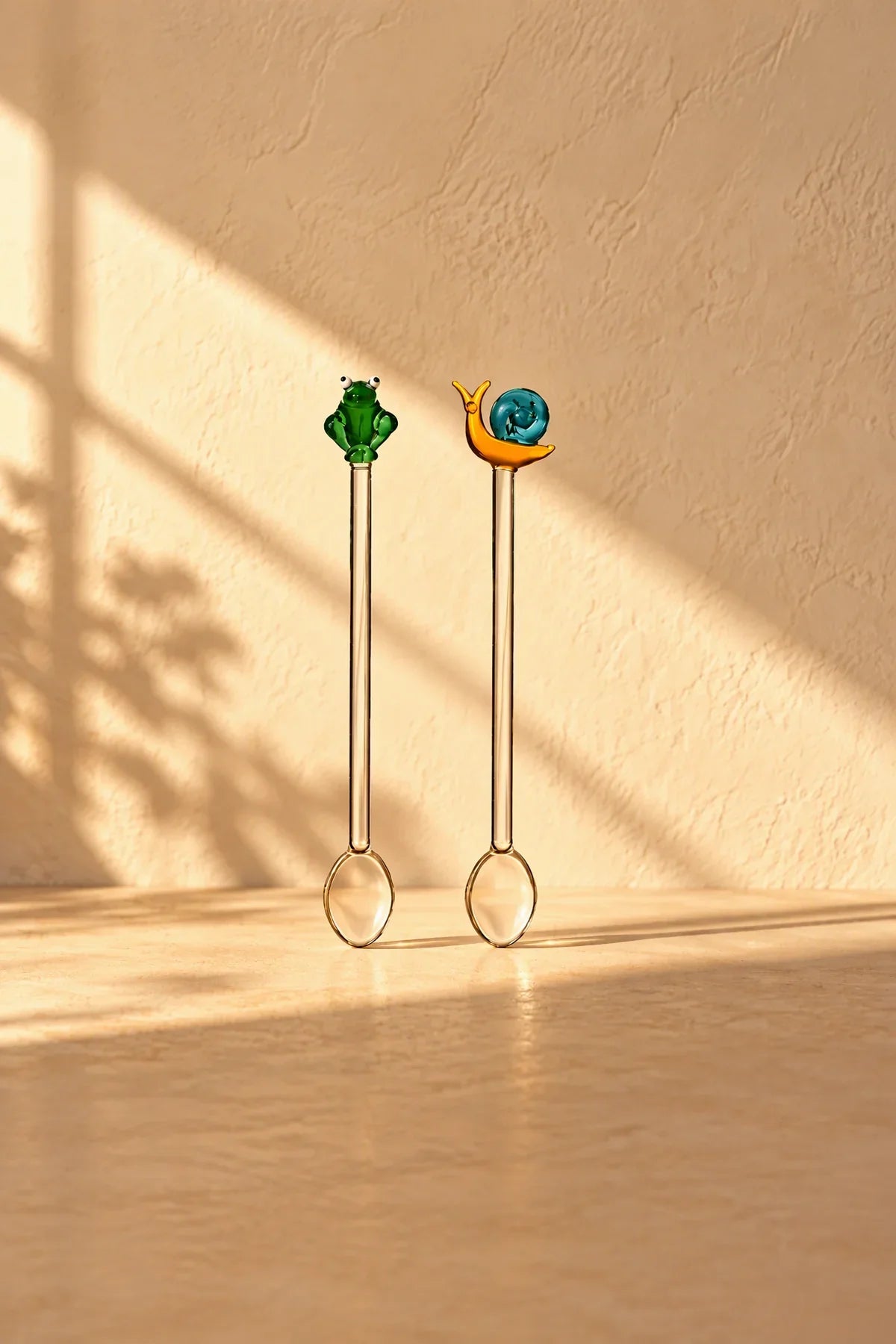 Storybook Garden Multicolor Borosilicate Glass Stirring Spoon