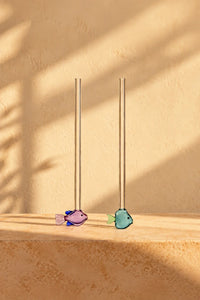 Storybook Garden Multicolor Borosilicate Glass Stirring Spoon