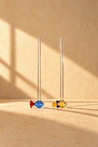 Storybook Garden Multicolor Borosilicate Glass Stirring Spoon
