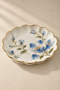 Still Current Sage Glass Serving Bowl