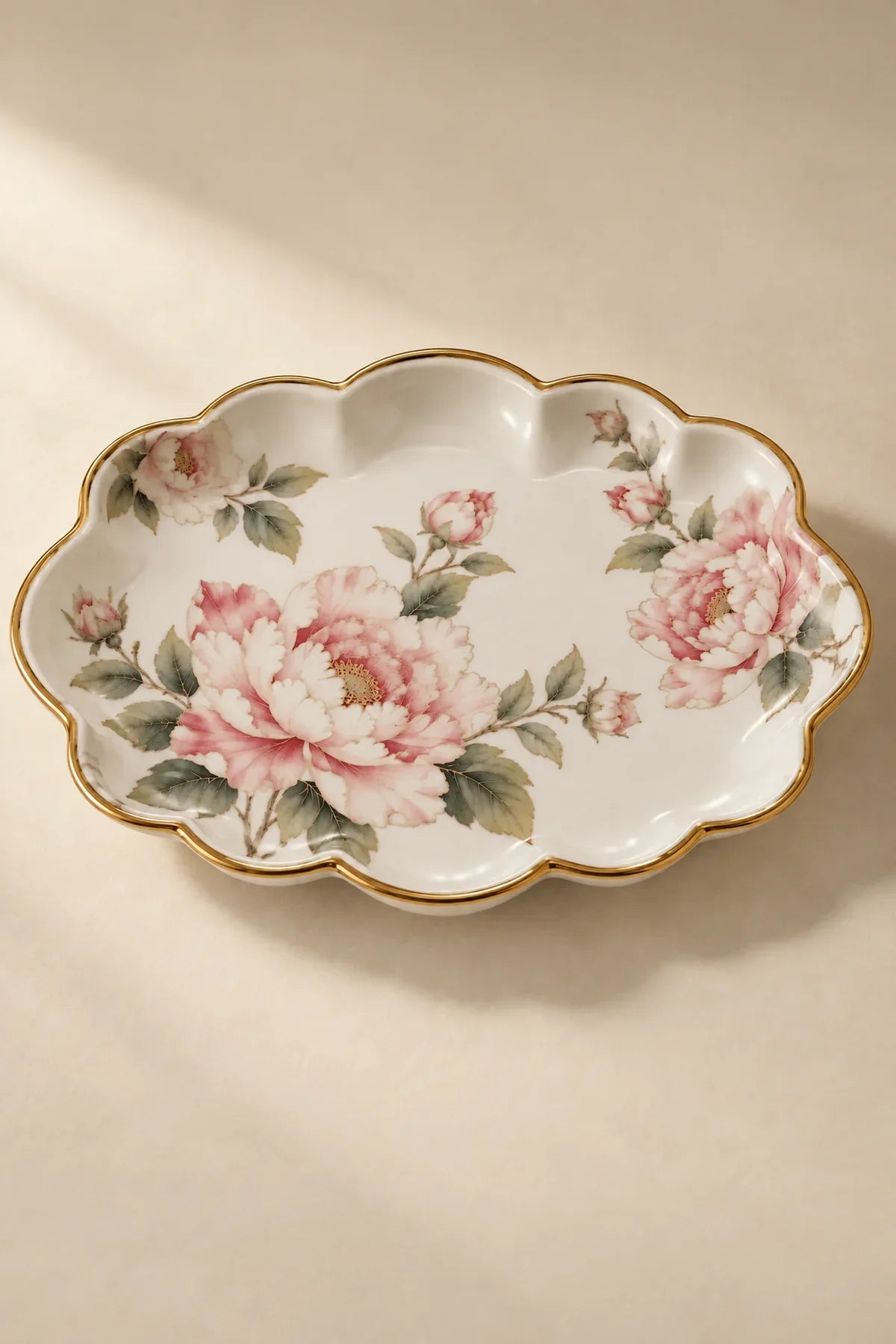 Still Current Sage Glass Serving Bowl