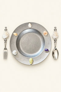 Beachcomber Matte Stainless Steel Plate