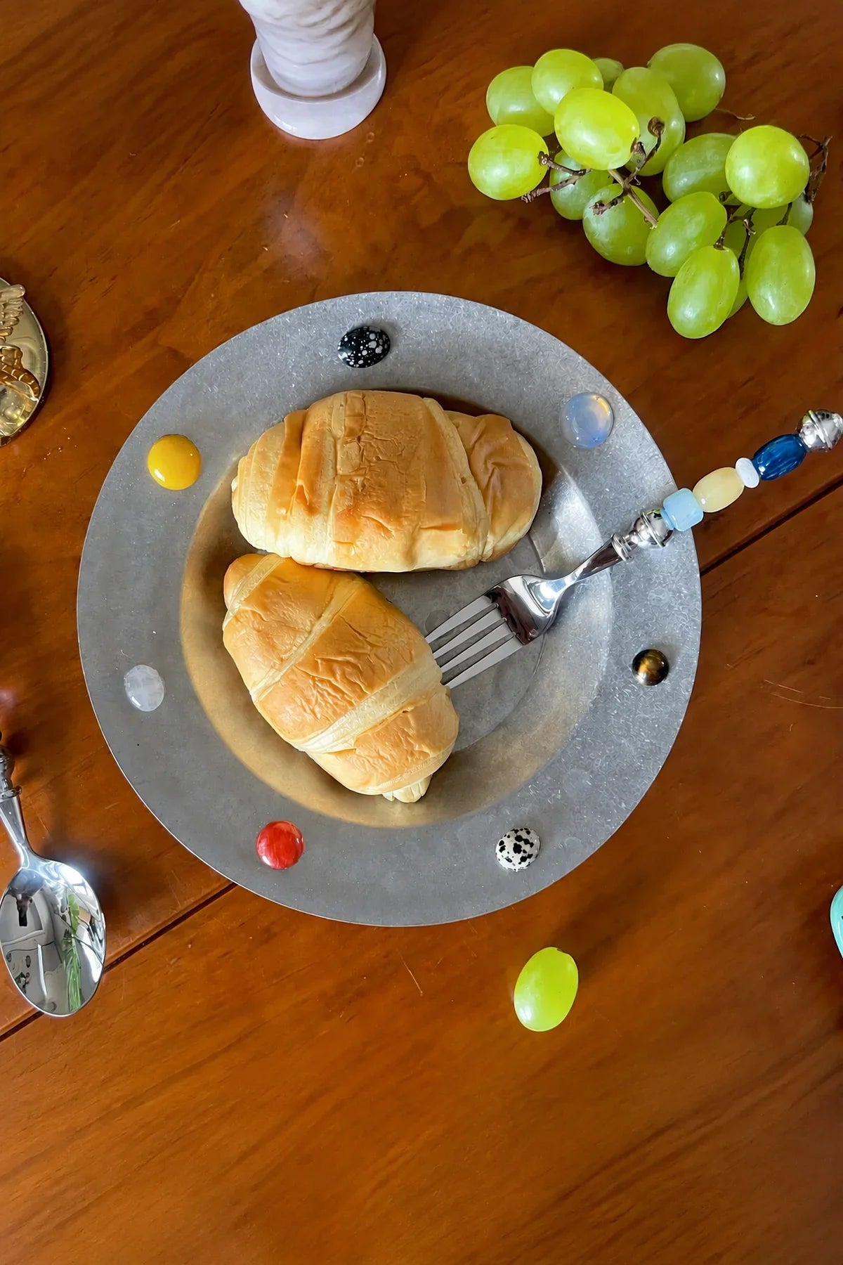 Beachcomber Matte Stainless Steel Plate