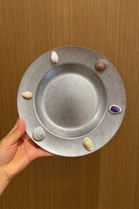 Beachcomber Matte Stainless Steel Plate
