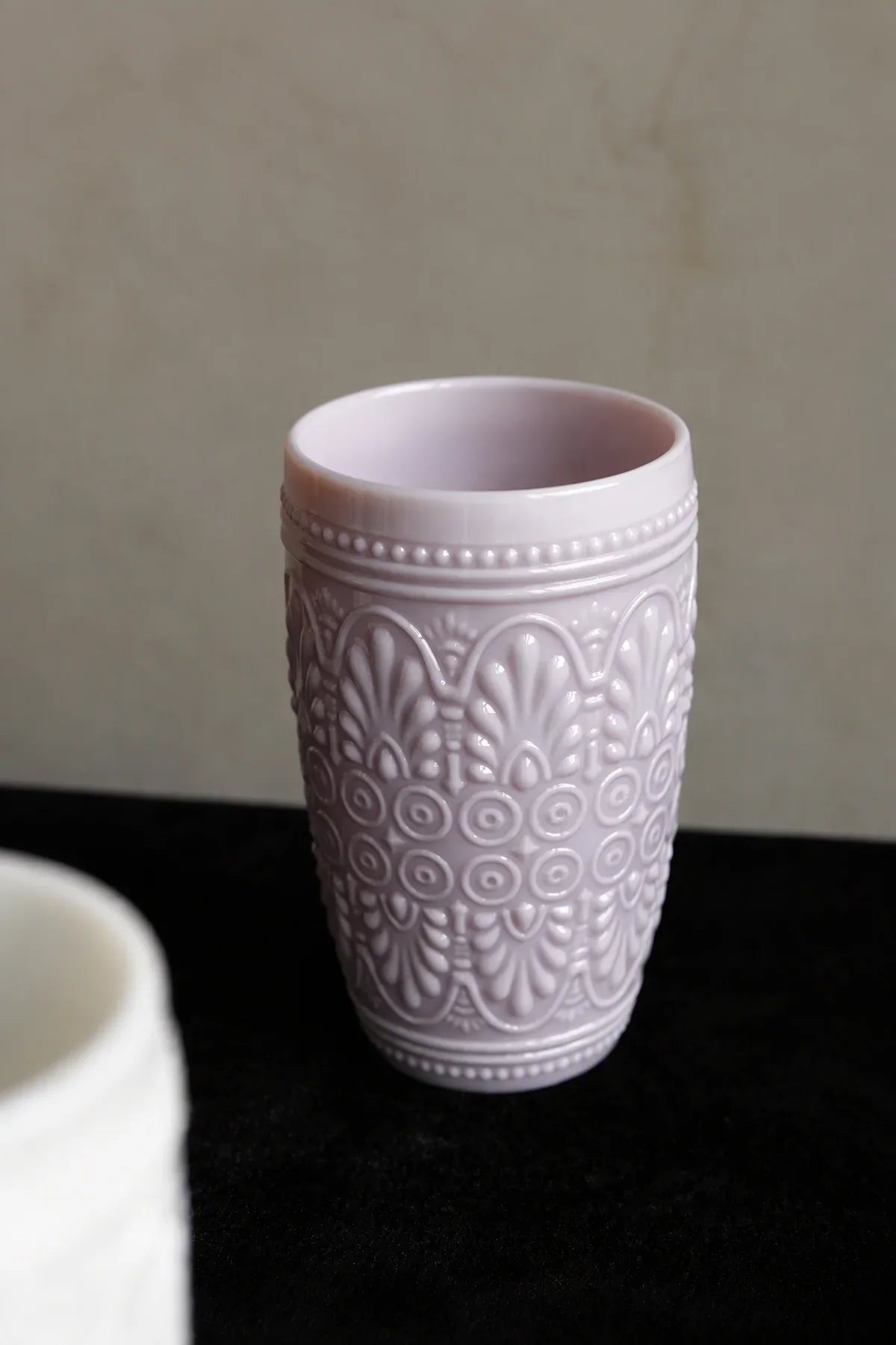 Garden Border Lavender Glass Flower Vase