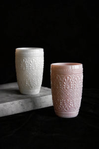 Garden Border Lavender Glass Flower Vase