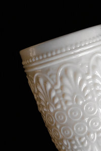 Garden Border Lavender Glass Flower Vase