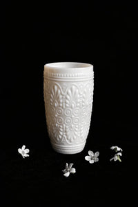 Garden Border Lavender Glass Flower Vase