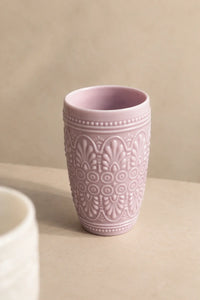 Garden Border Lavender Glass Flower Vase