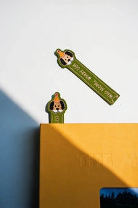 Pet Parade Multi-Color Embroidered Felt Bookmark