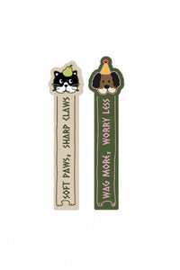 Pet Parade Multi-Color Embroidered Felt Bookmark