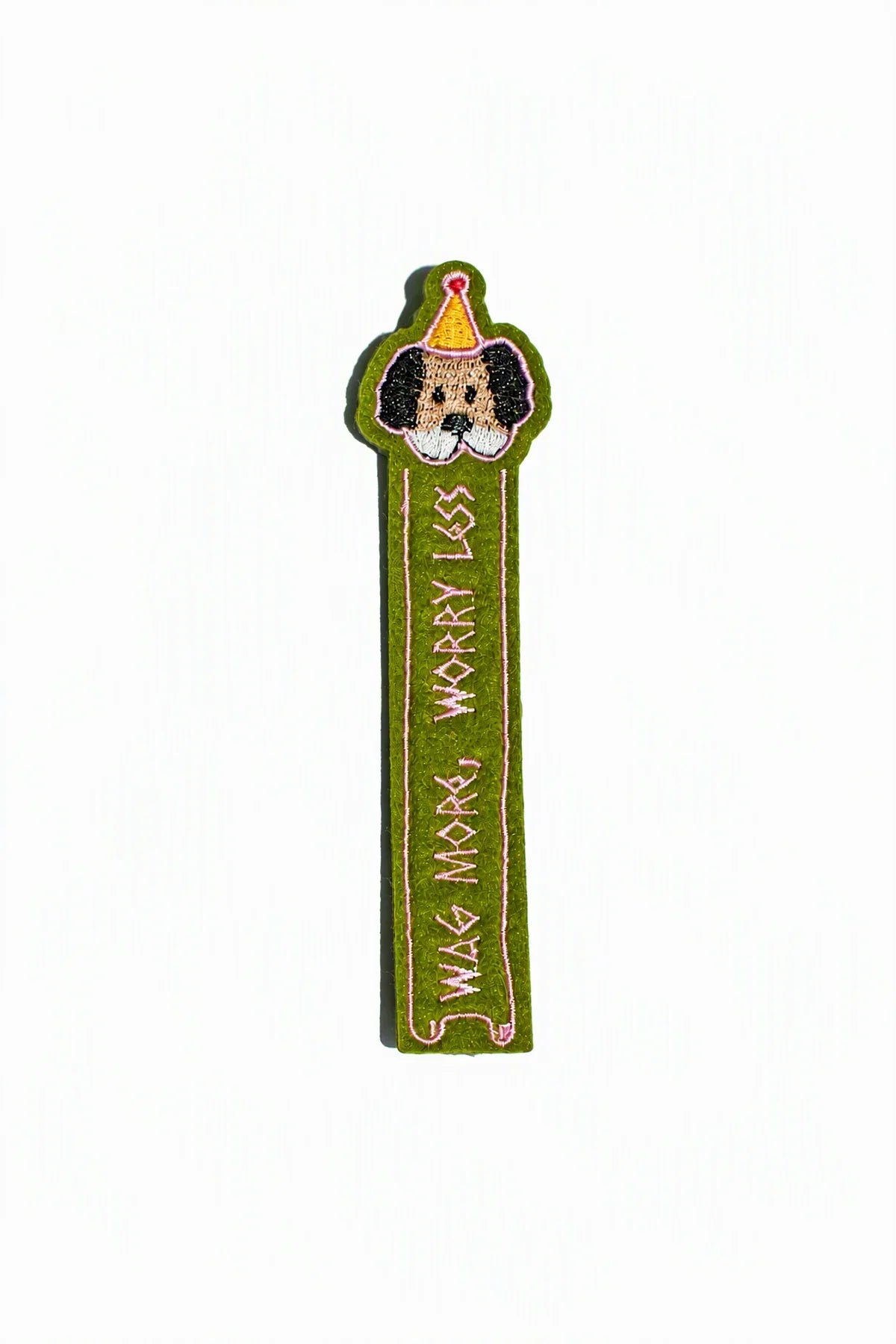 Pet Parade Multi-Color Embroidered Felt Bookmark