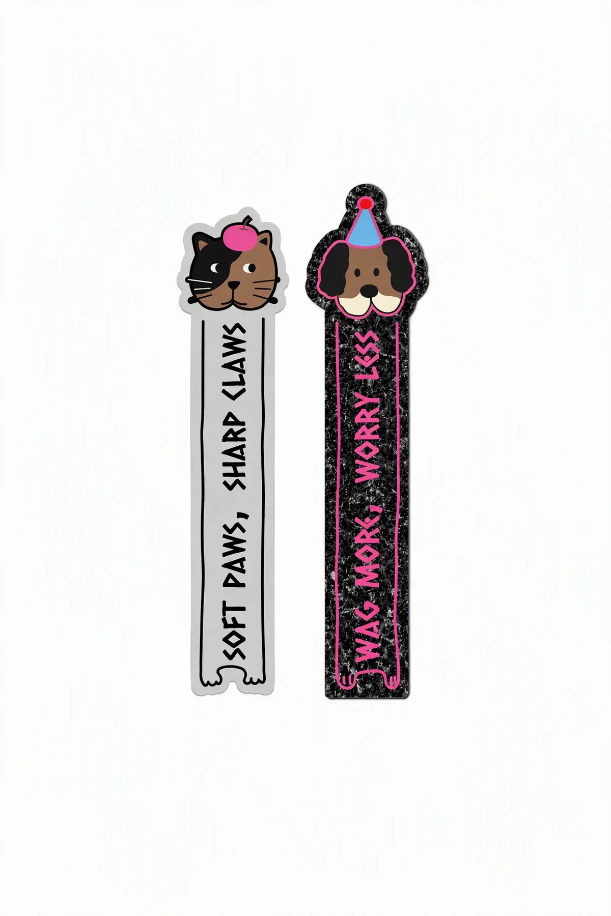 Pet Parade Multi-Color Embroidered Felt Bookmark