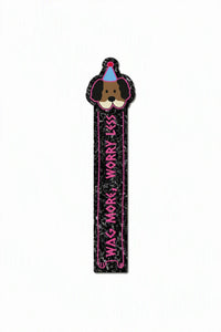 Pet Parade Multi-Color Embroidered Felt Bookmark