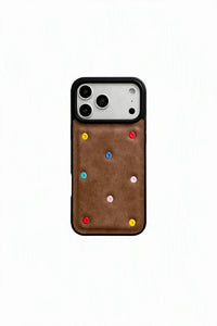 Buckle Up Tonal Leather-Look Phone Case