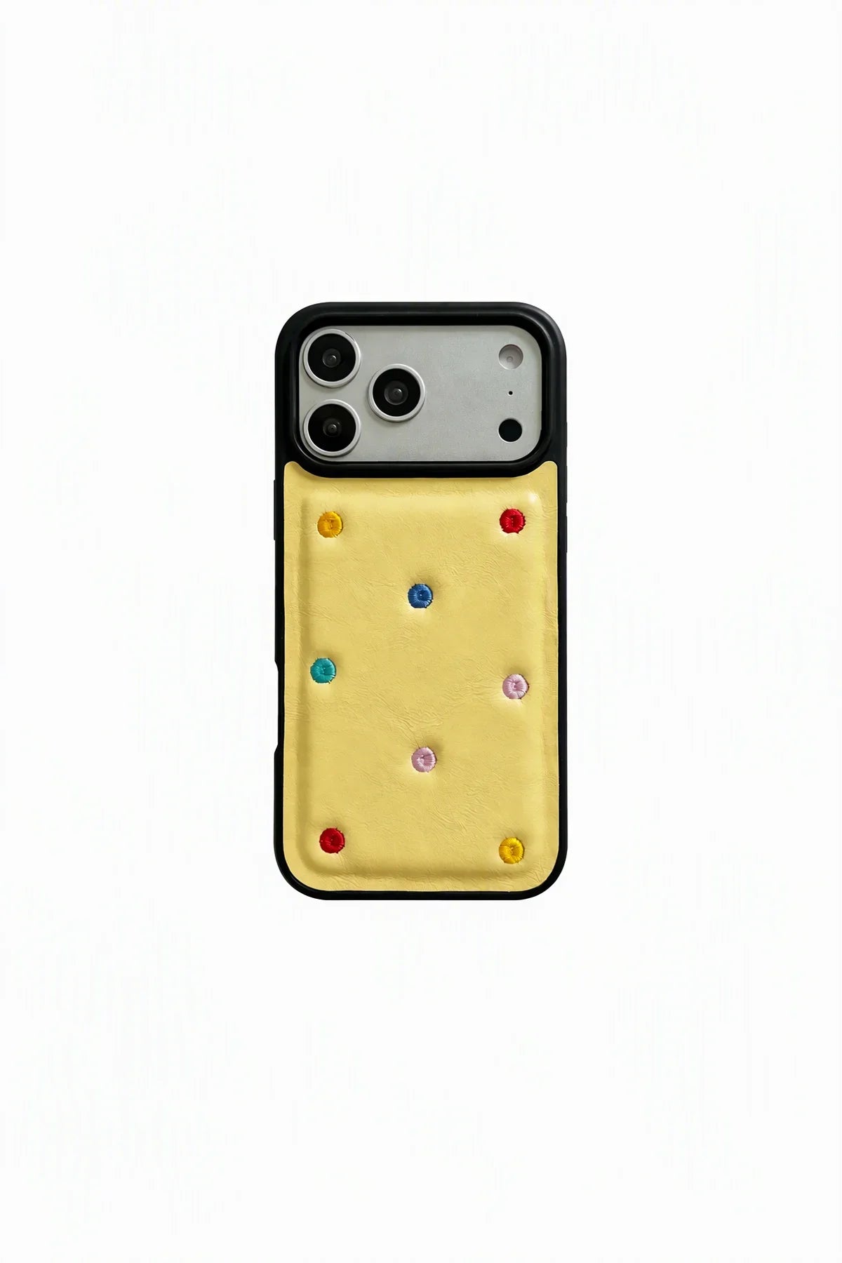 Buckle Up Tonal Leather-Look Phone Case