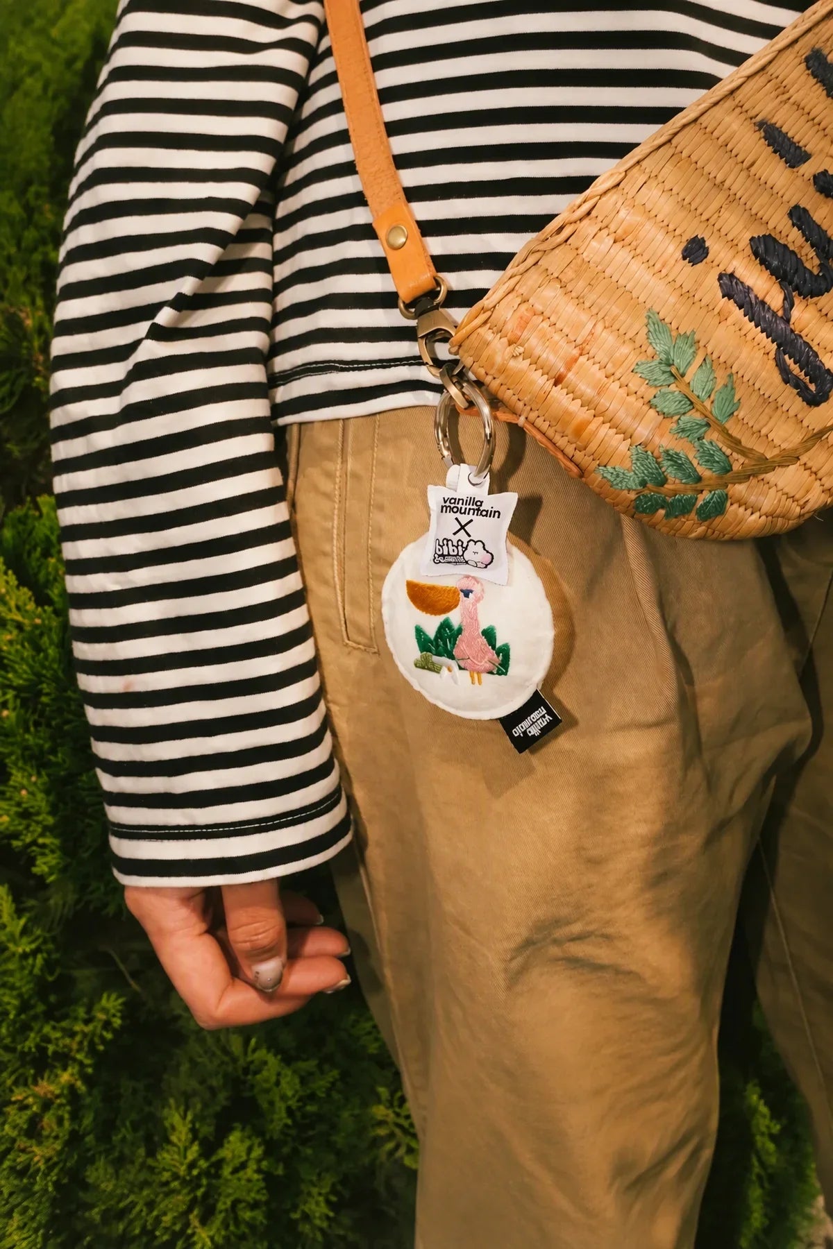 Little Moment Multi-Color Felt Bag Charm