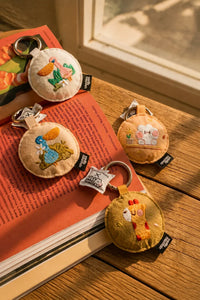 Little Moment Multi-Color Felt Bag Charm