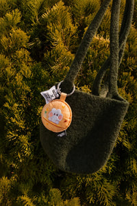 Little Moment Multi-Color Felt Bag Charm