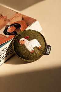 Pastoral Poem Multi-Tone Felt Bag Charm