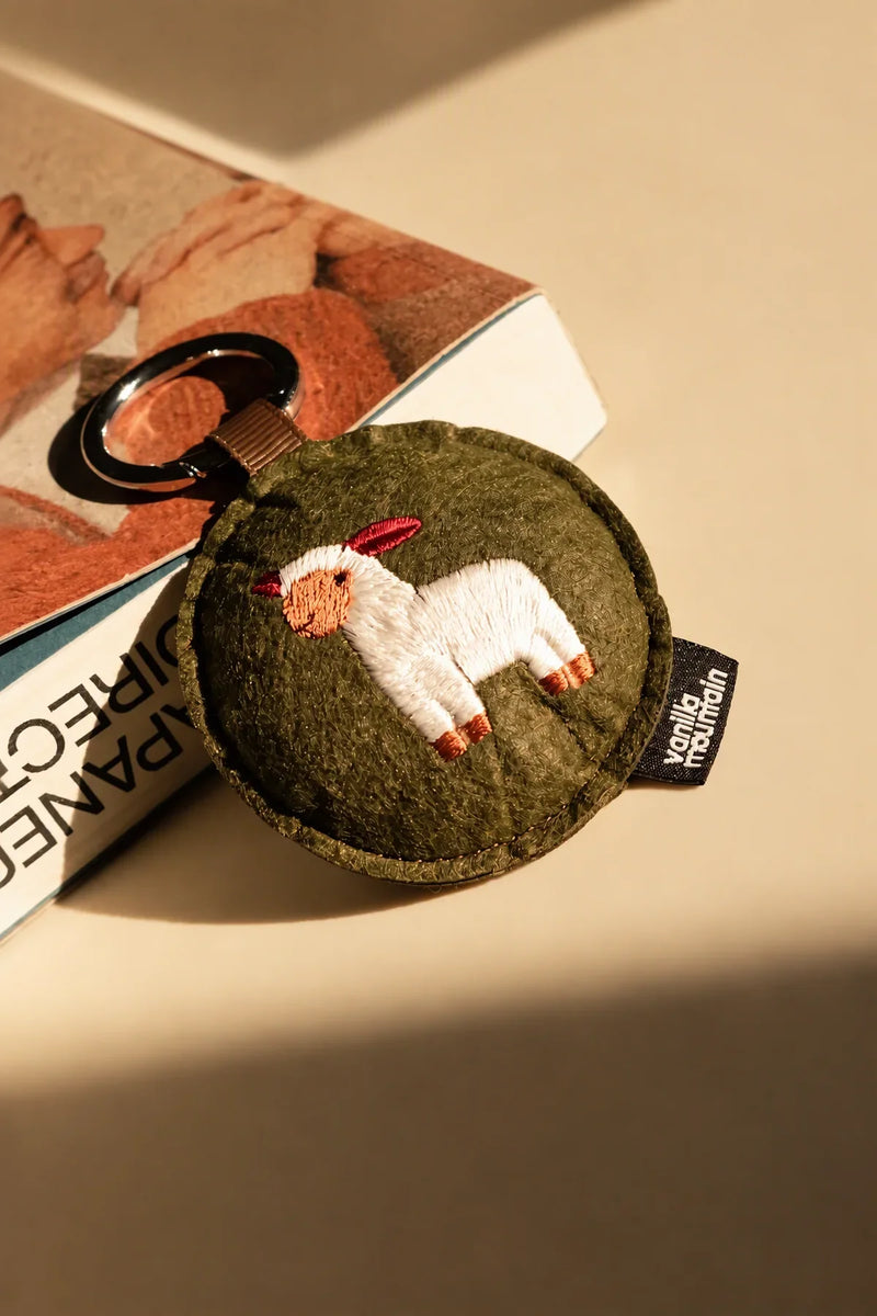 Pastoral Poem Multi-Tone Felt Bag Charm