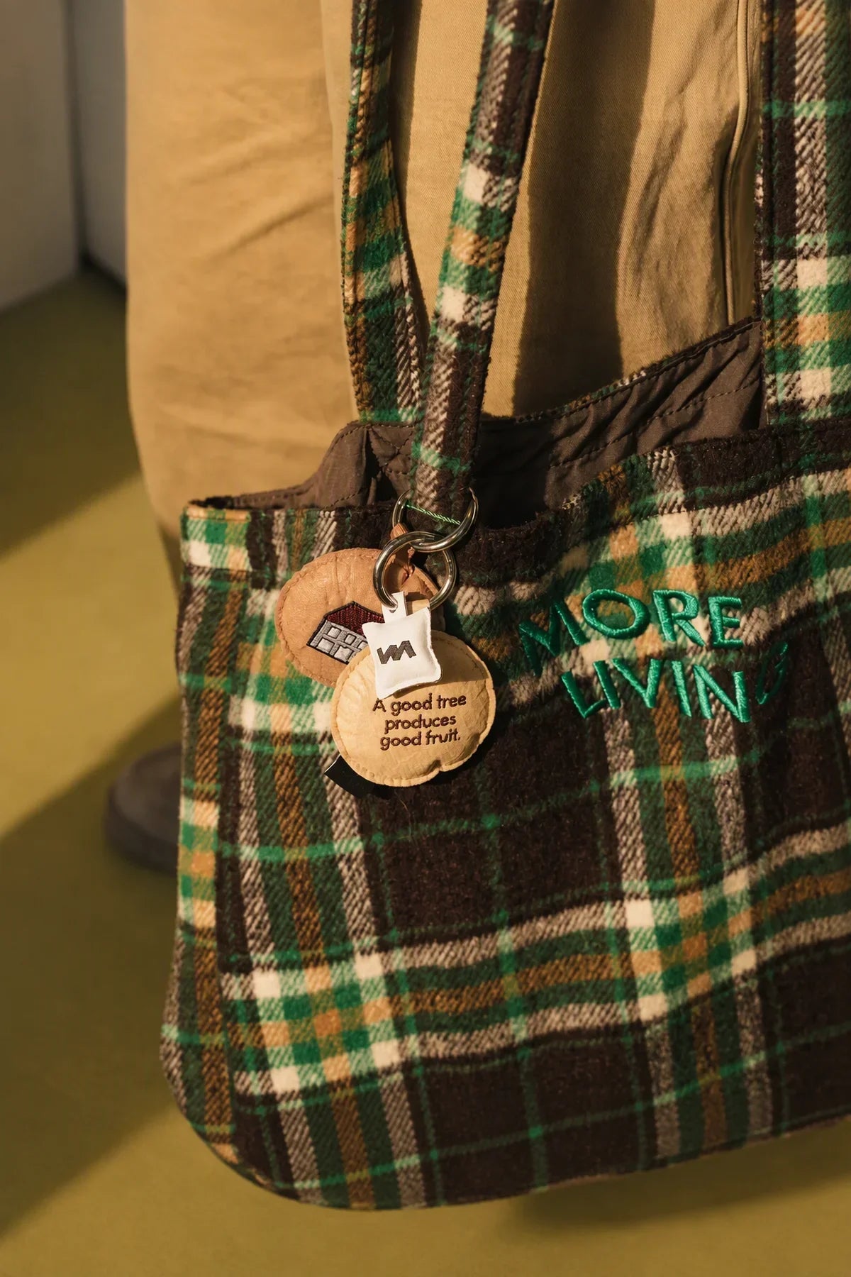Pastoral Poem Multi-Tone Felt Bag Charm