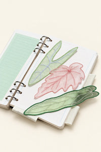 Greenhouse Note Embroidered Organza Bookmark