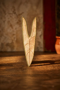Greenhouse Note Embroidered Organza Bookmark