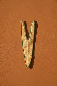 Greenhouse Note Embroidered Organza Bookmark