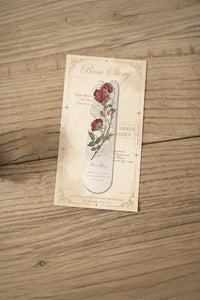 Midnight Bloom Silver-Etched Metal Bookmark