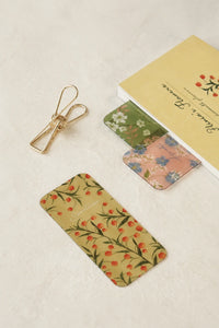 Meadow Hour Botanical Acrylic Bookmark Set