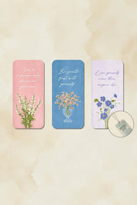 Meadow Hour Botanical Acrylic Bookmark Set