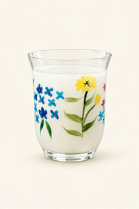 Meadow Hour Clear Glass Tumbler