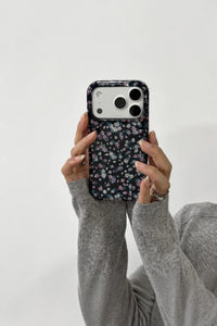 Stardust Meadow Dark Floral Phone Case
