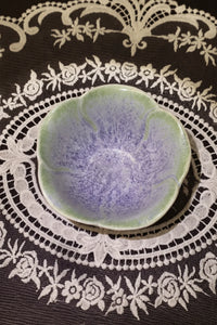 Frost Bloom Blue-Green Ceramic Tea Cup