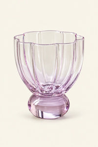 Petal Hour Blush Glass Cup