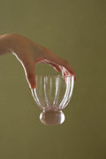 Petal Hour Blush Glass Cup