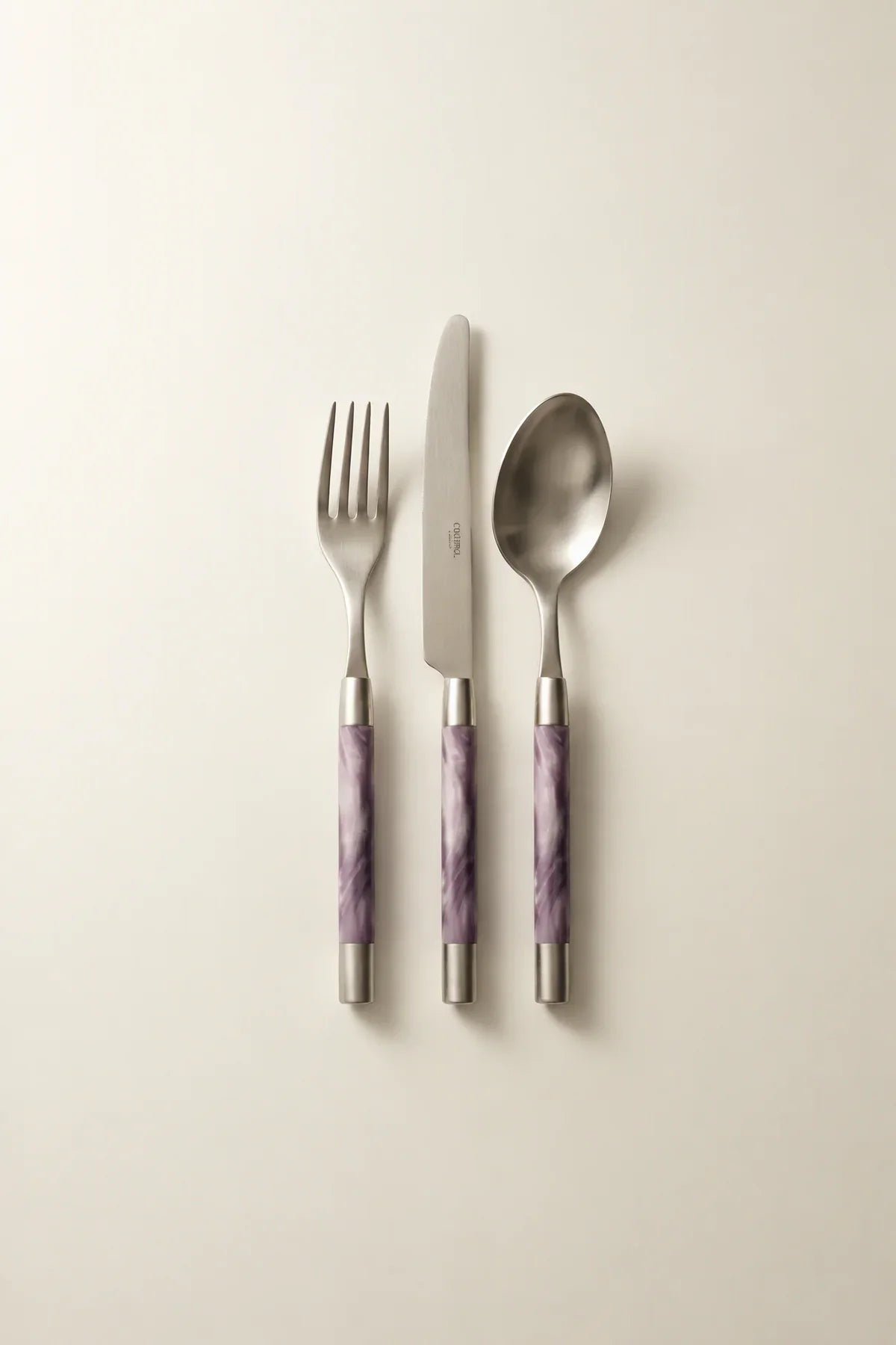 Sorbet Swirl Pink Resin Cutlery